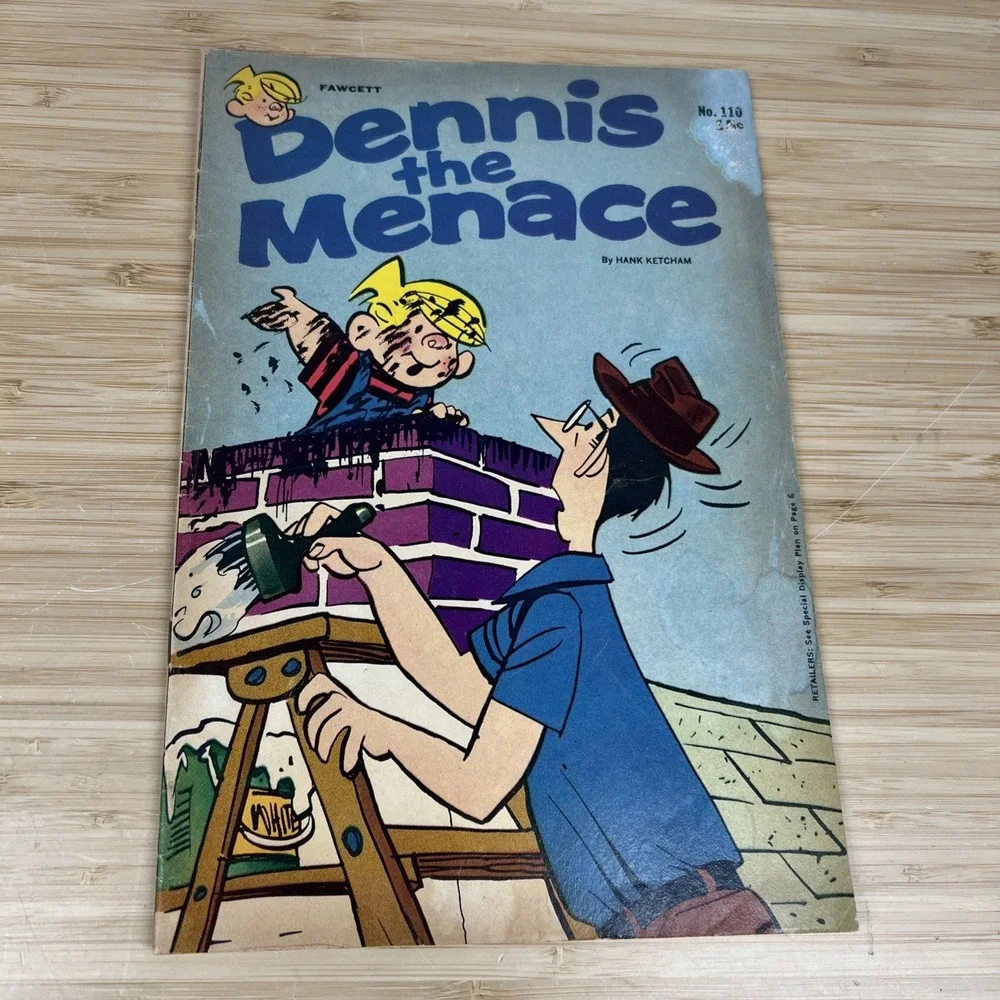 Dennis The Menace Comic Lot (9) Fawcett Silver Bronze Age‎ Giant Bonus Issues